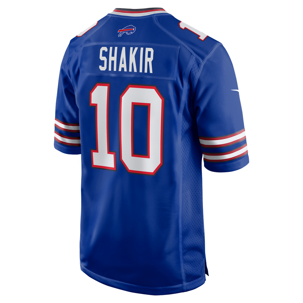 Buffalo Bills Khalil Shakir Nike Royal Game Jersey product image 11, provided for visual reference and product detail review