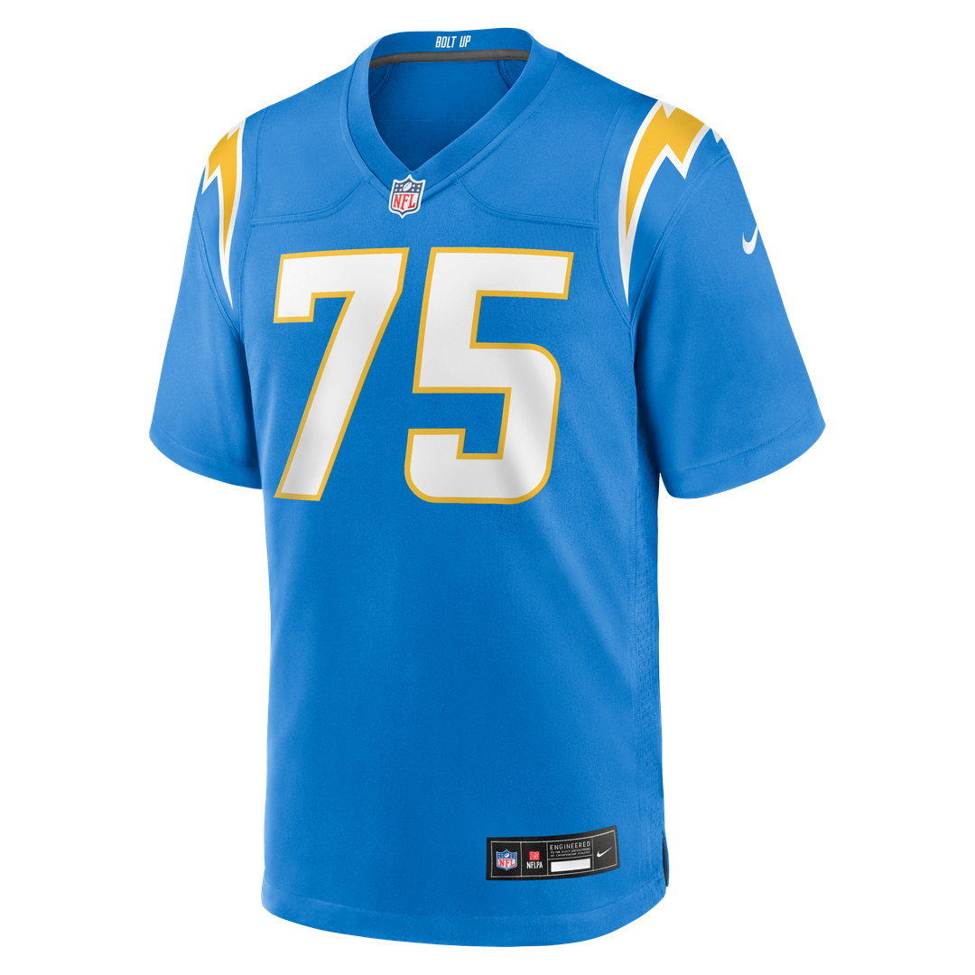 Los Angeles Chargers Bradley Bozeman Nike Powder Blue Game Jersey product image 2, provided for visual reference and product
