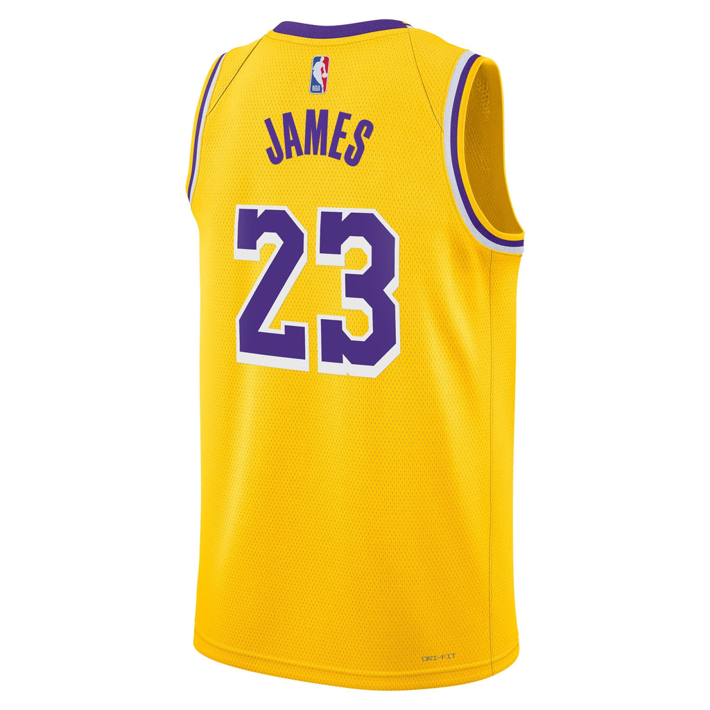 Los Angeles Lakers Nike Icon Swingman Jersey - Gold product image 4