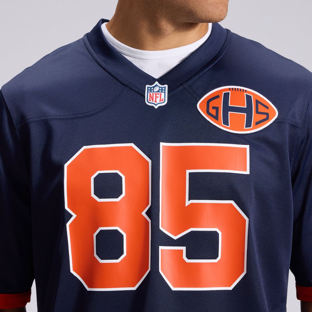 Chicago Bears Cole Kmet Nike Navy 2026 Rivalries Collection Game Jersey product image 8, provided for visual reference and