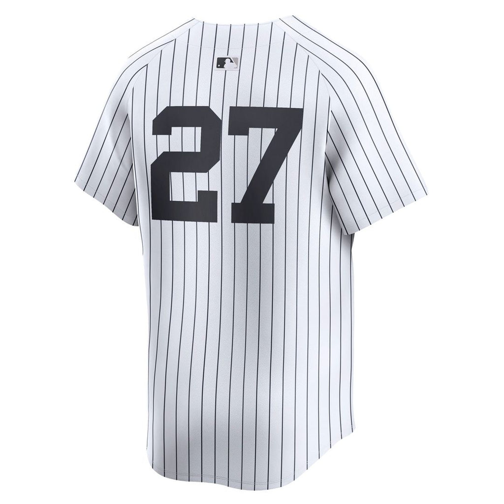New York Yankees Giancarlo Stanton Nike White Home Limited Player Jersey product image 3, provided for visual reference and