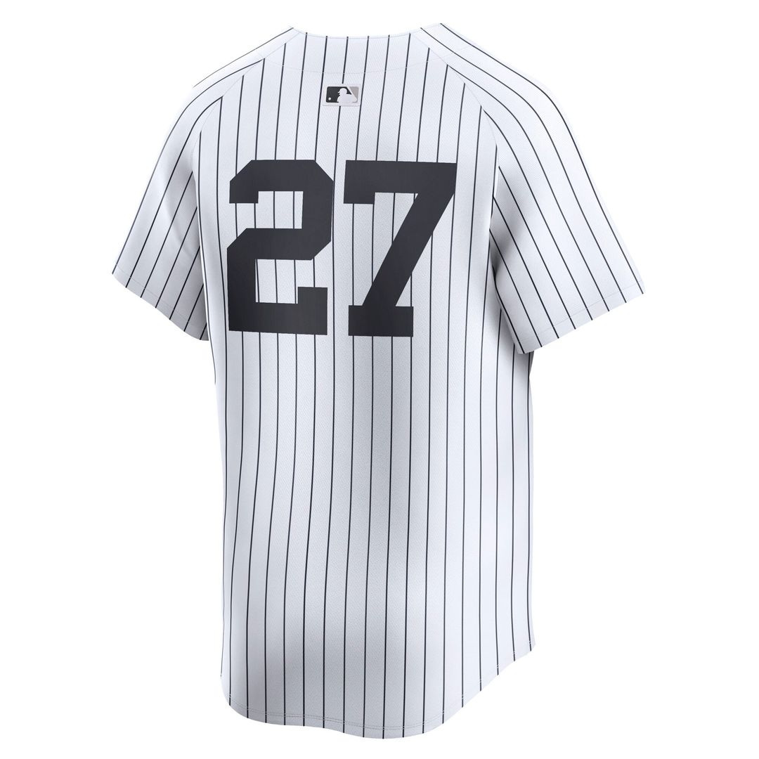 New York Yankees Giancarlo Stanton Nike White Home Limited Player Jersey product image 3, provided for visual reference and