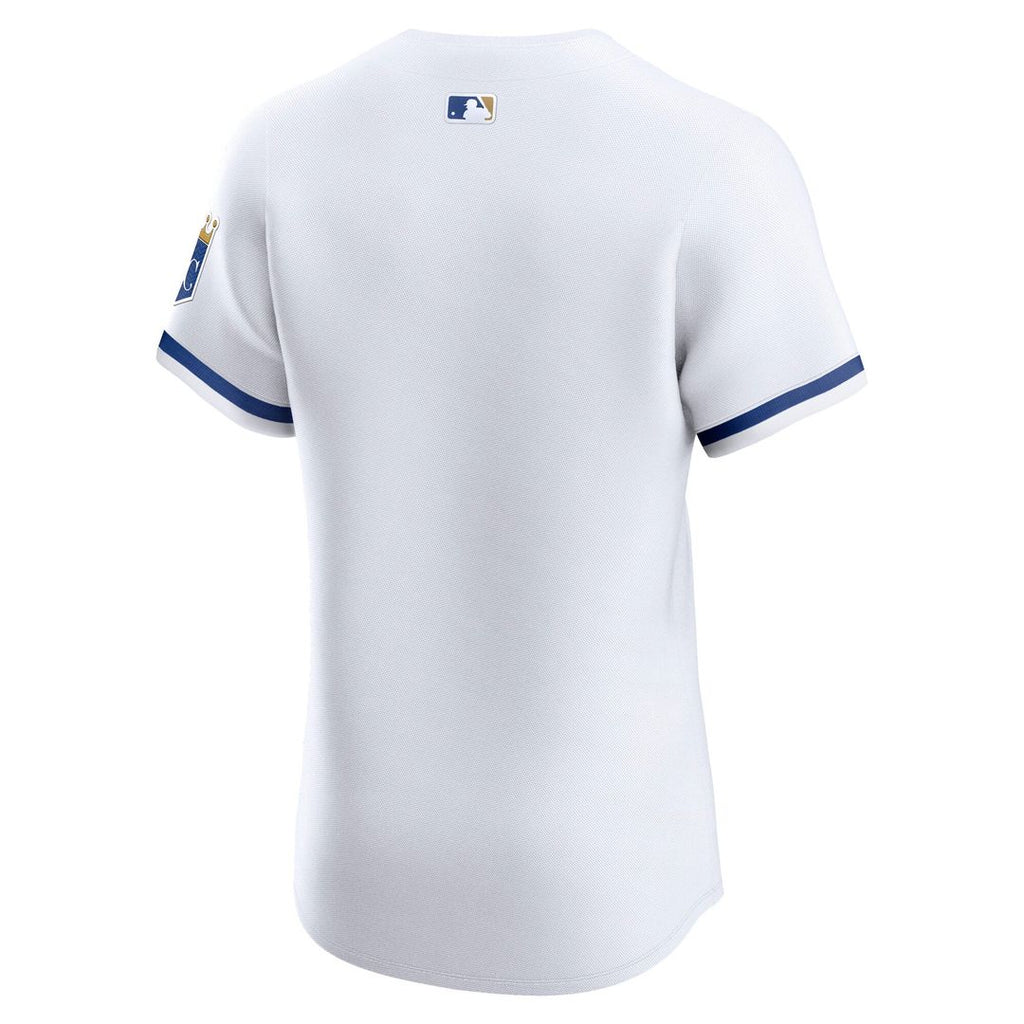 Kansas City Royals Nike White Home Elite Jersey product image 3, provided for visual reference and product detail review