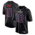 New England Patriots Drake Maye Nike Carbon Black Game Jersey product image 1, provided for visual reference and product