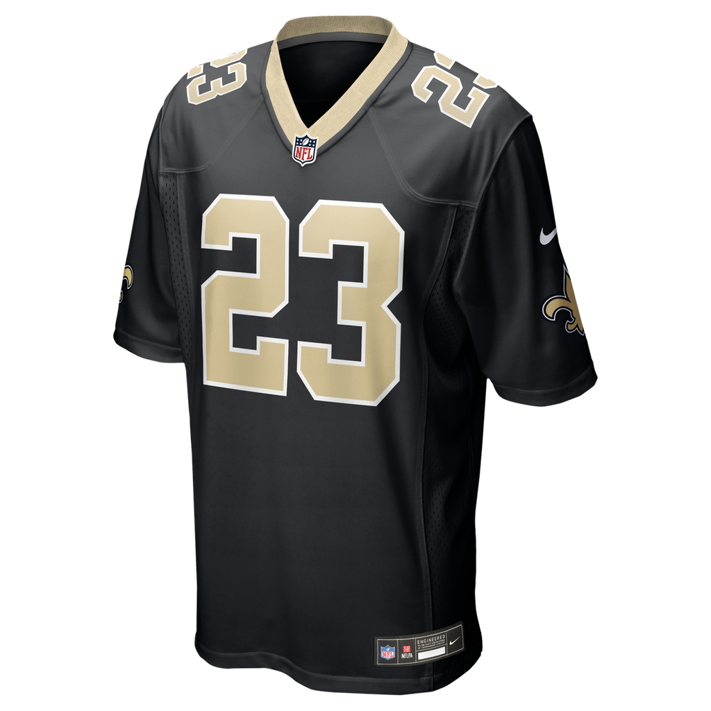 New Orleans Saints Julian Blackmon Nike Black Team Game Jersey product image 2, provided for visual reference and product
