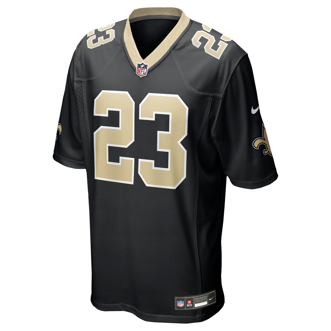 New Orleans Saints Julian Blackmon Nike Black Team Game Jersey product image 2, provided for visual reference and product