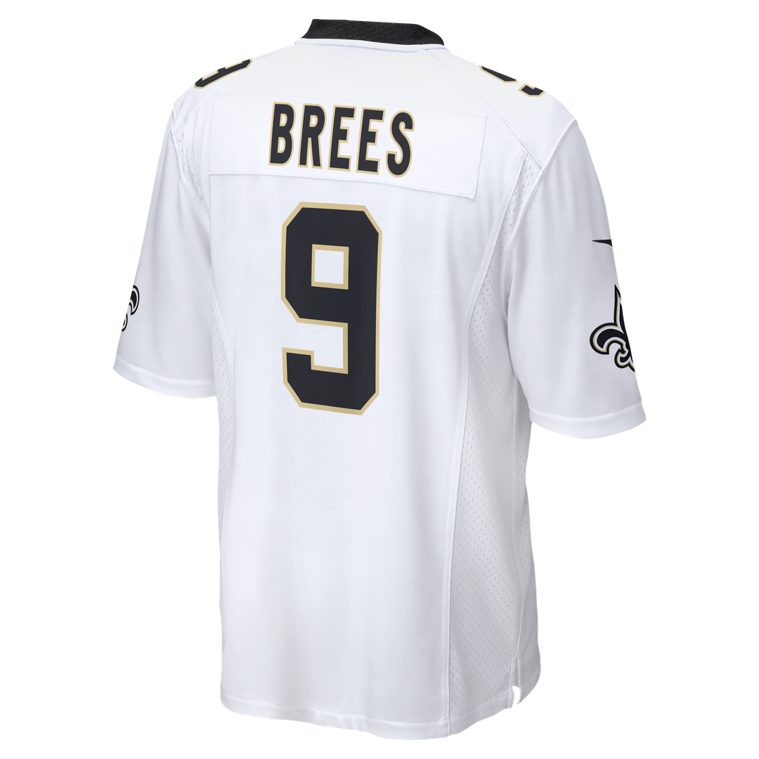 New Orleans Saints Drew Brees Nike White Game Jersey product image 3, provided for visual reference and product detail review