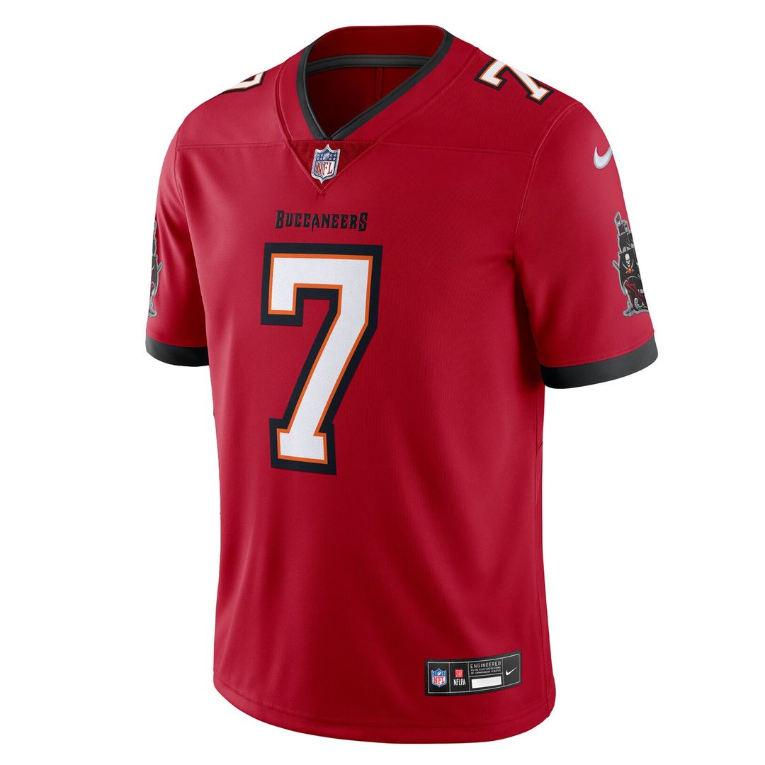 Tampa Bay Buccaneers Bucky Irving Nike Red Vapor Untouchable Stitched Limited Jersey product image 2, provided for visual