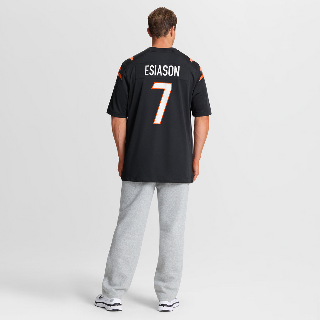 Cincinnati Bengals Boomer Esiason Nike Black Retired Player Jersey product image 8, provided for visual reference and