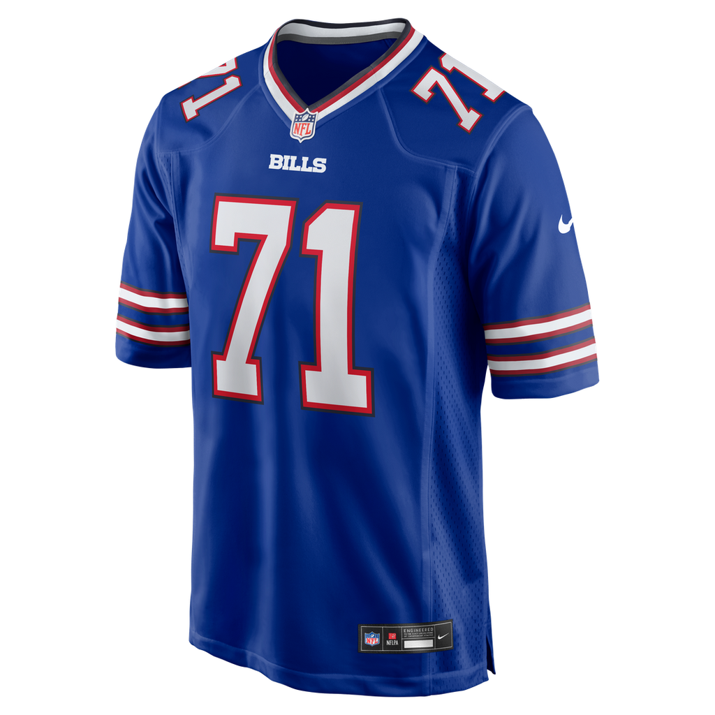 Buffalo Bills Jedrick Wills Jr. Nike Royal Team Game Jersey product image 4, provided for visual reference and product