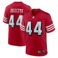 San Francisco 49ers Kyle Juszczyk Nike Scarlet Alternate Game Jersey product image 1, provided for visual reference and