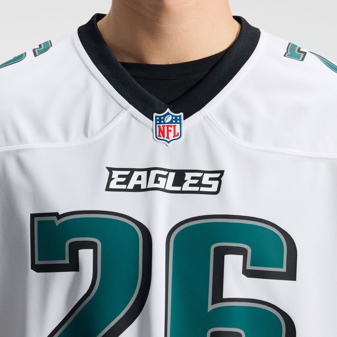 Philadelphia Eagles Saquon Barkley Nike Black Alternate Game Jersey product image 21, provided for visual reference and