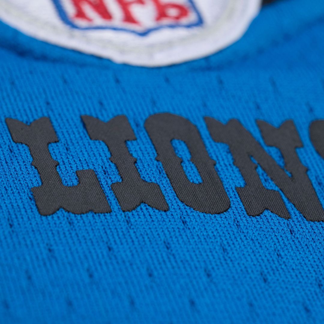 Detroit Lions Calvin Johnson Mitchell & Ness Blue 2007 Legacy Replica Jersey product image 3, provided for visual reference