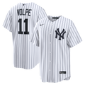 New York Yankees Anthony Volpe Nike White Home Replica Jersey product image 1, provided for visual reference and product