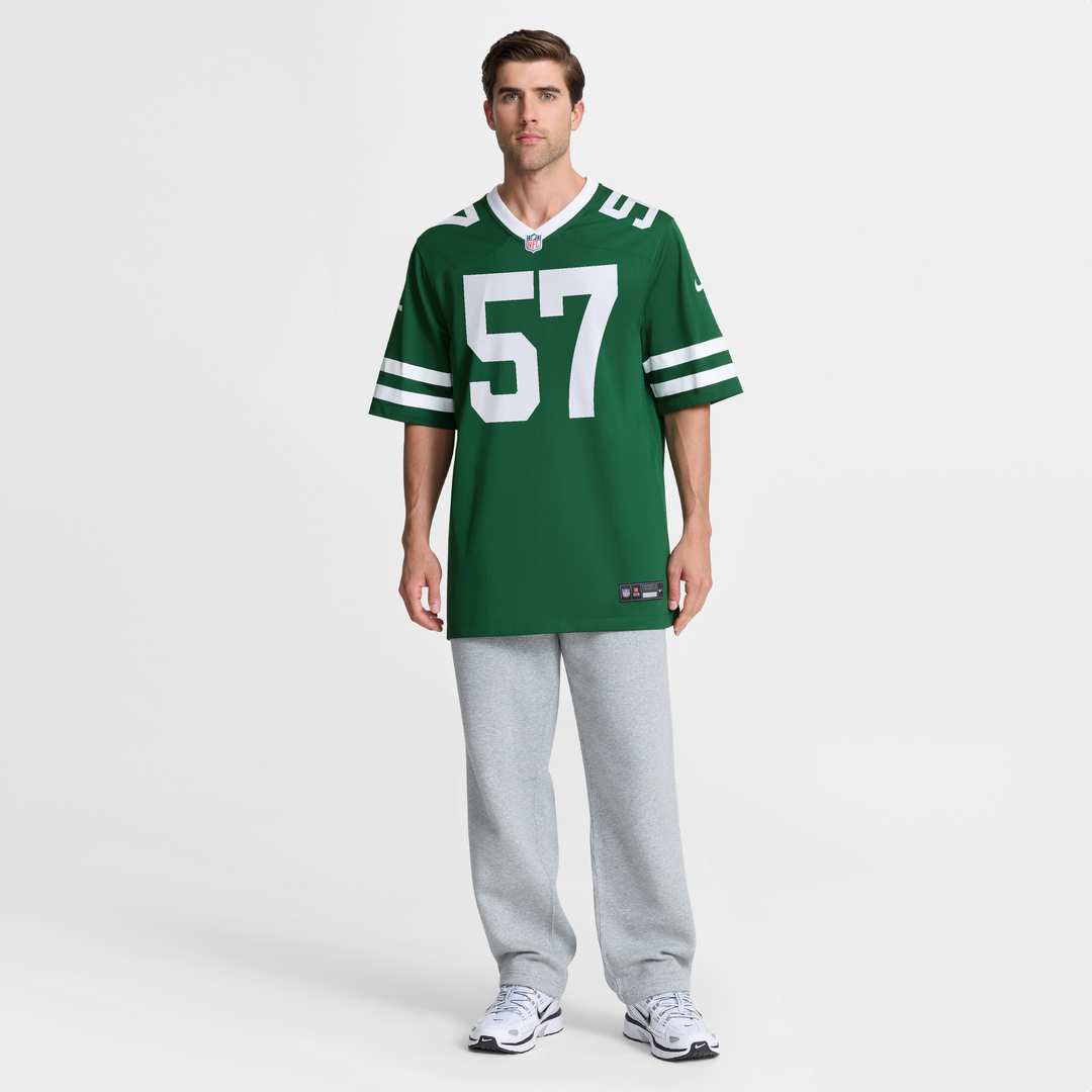 New York Jets C.J. Mosley Nike Legacy Green Team Game Jersey product image 7, provided for visual reference and product