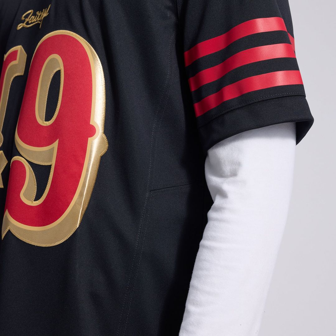 San Francisco 49ers The Faithful Nike Black Rivalries Collection Stitched Limited Jersey product image 15, provided for