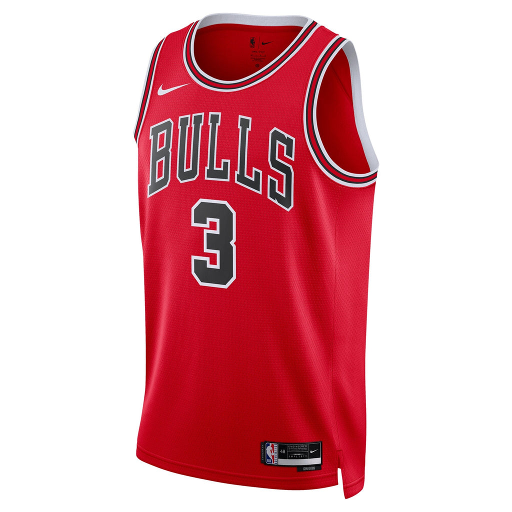 Chicago Bulls Nike Icon Edition Swingman Jersey - Red - Josh Giddey - Unisex product image 3, provided for visual reference