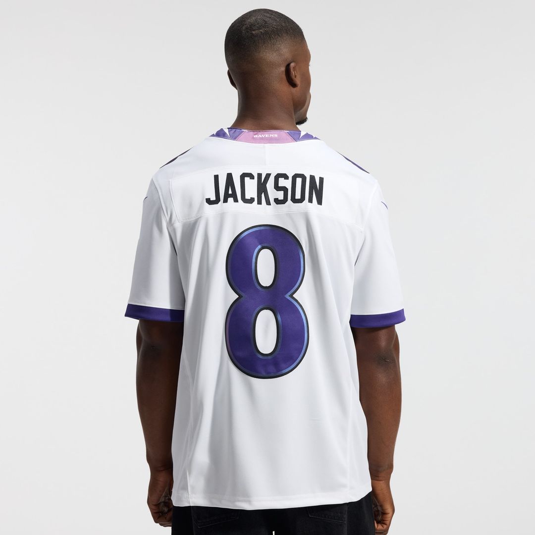 Baltimore Ravens Lamar Jackson Nike Black Alternate Alternate Vapor F.U.S.E. Stitched Limited Jersey product image 19,