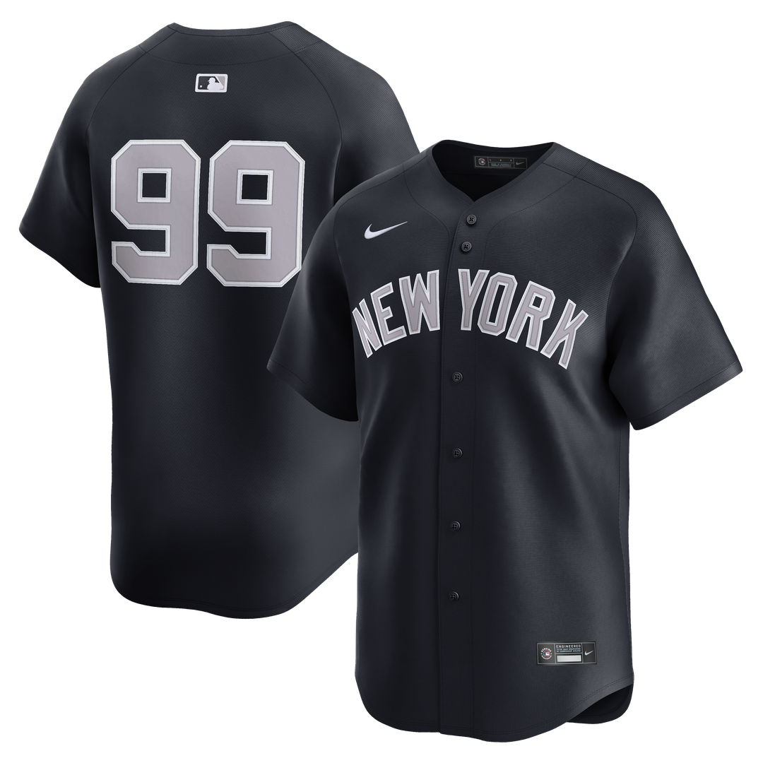 New York Yankees Aaron Judge Nike Navy Alternate Limited Player Jersey product image 1, provided for visual reference and
