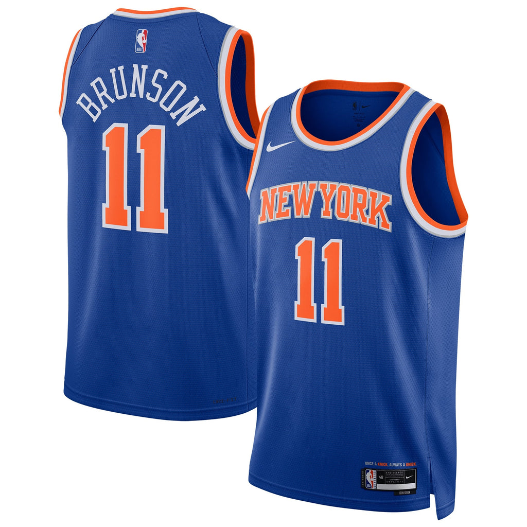 New York Knicks Nike Replica Icon Swingman Jersey - Unisex - Jalen Brunson product image 2, provided for visual reference