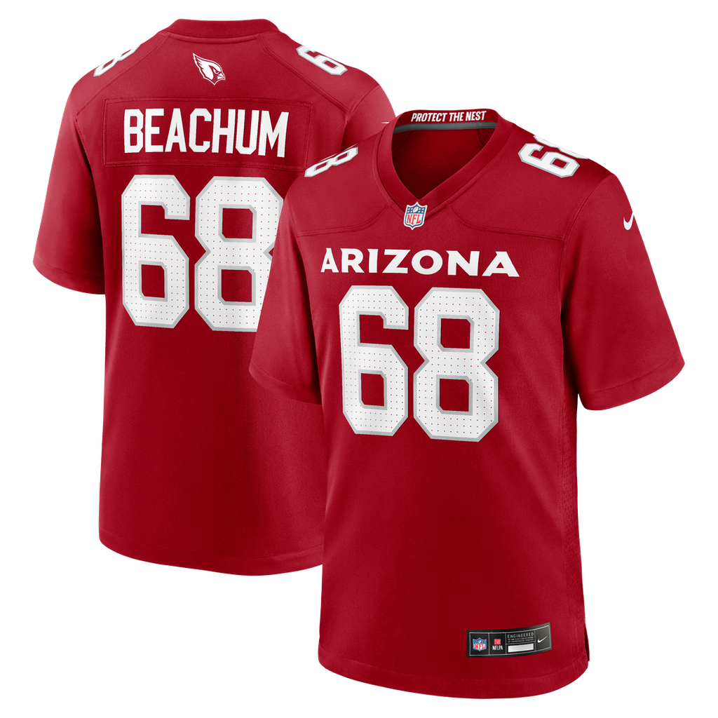Arizona Cardinals Kelvin Beachum Nike Cardinal Team Game Jersey product image 1, provided for visual reference and product