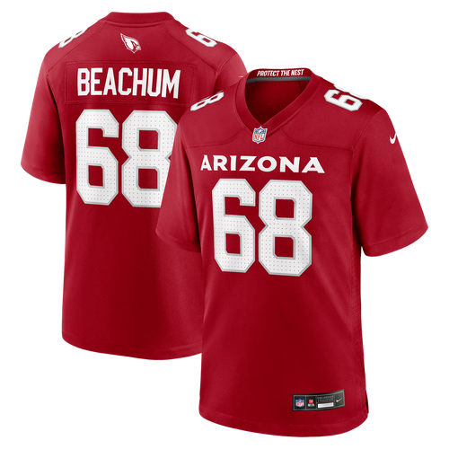 Arizona Cardinals Kelvin Beachum Nike Cardinal Team Game Jersey product image 1, provided for visual reference and product