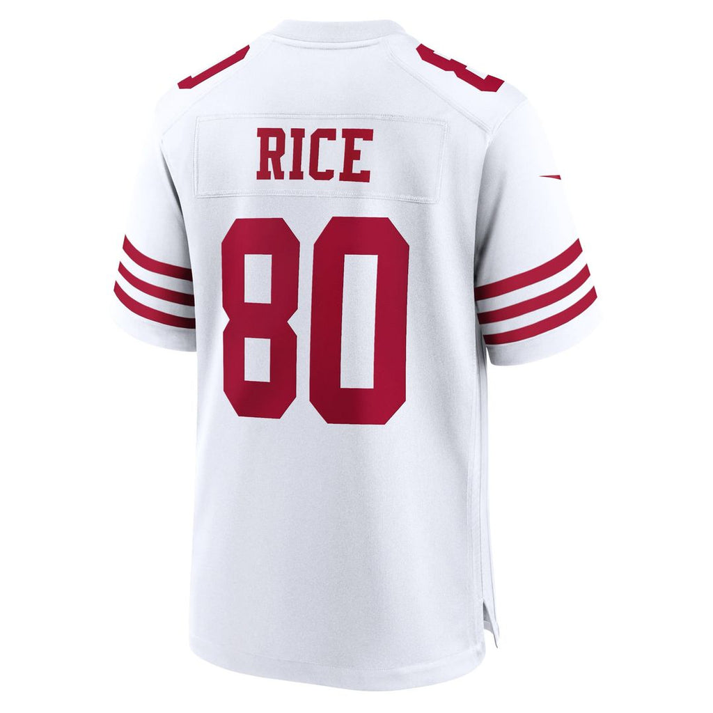 San Francisco 49ers Jerry Rice Nike White Retired Player Game Jersey product image 6, provided for visual reference and