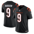 Cincinnati Bengals Joe Burrow Nike Black Team Vapor F.U.S.E. Stitched Limited Jersey product image 1, provided for visual