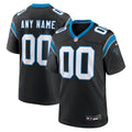 Carolina Panthers Nike Black Custom Game Jersey product image 1, provided for visual reference and product detail review