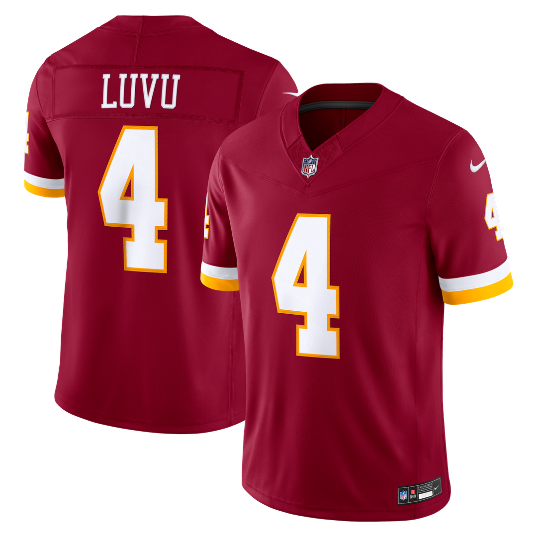 Washington Commanders Frankie Luvu Nike Burgundy Team Vapor F.U.S.E. Stitched Limited Jersey product image 1, provided for