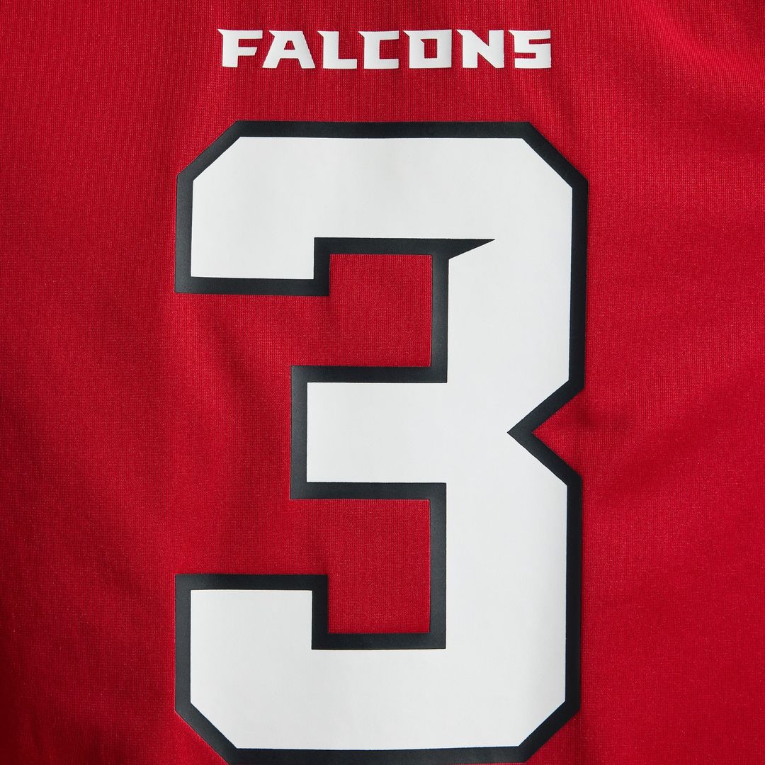 Atlanta Falcons Jessie Bates III Nike Red Game Jersey product image 11, provided for visual reference and product detail