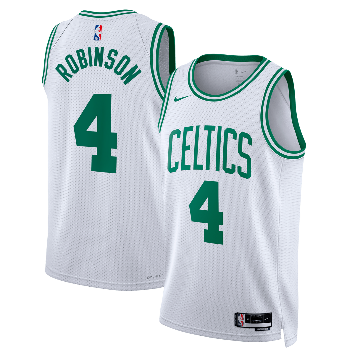 Boston Celtics Association Edition Swingman Jersey - White - Mitchell Robinson - Unisex product image 1, provided for visual