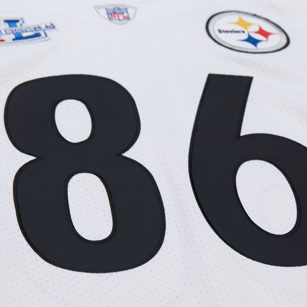 Pittsburgh Steelers Hines Ward Mitchell & Ness White 2005 Authentic Throwback Retired Player Jersey product image 4,