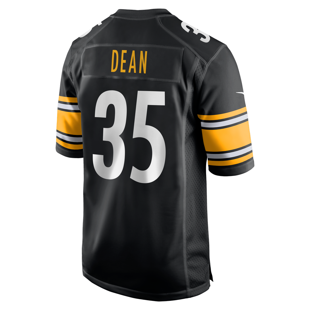 Pittsburgh Steelers Jamel Dean Nike Black Team Game Jersey product image 3, provided for visual reference and product detail