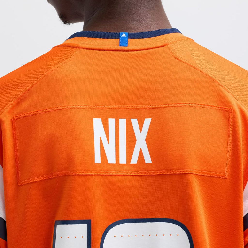 Denver Broncos Bo Nix Nike Navy Alternate Game Jersey product image 20, provided for visual reference and product detail