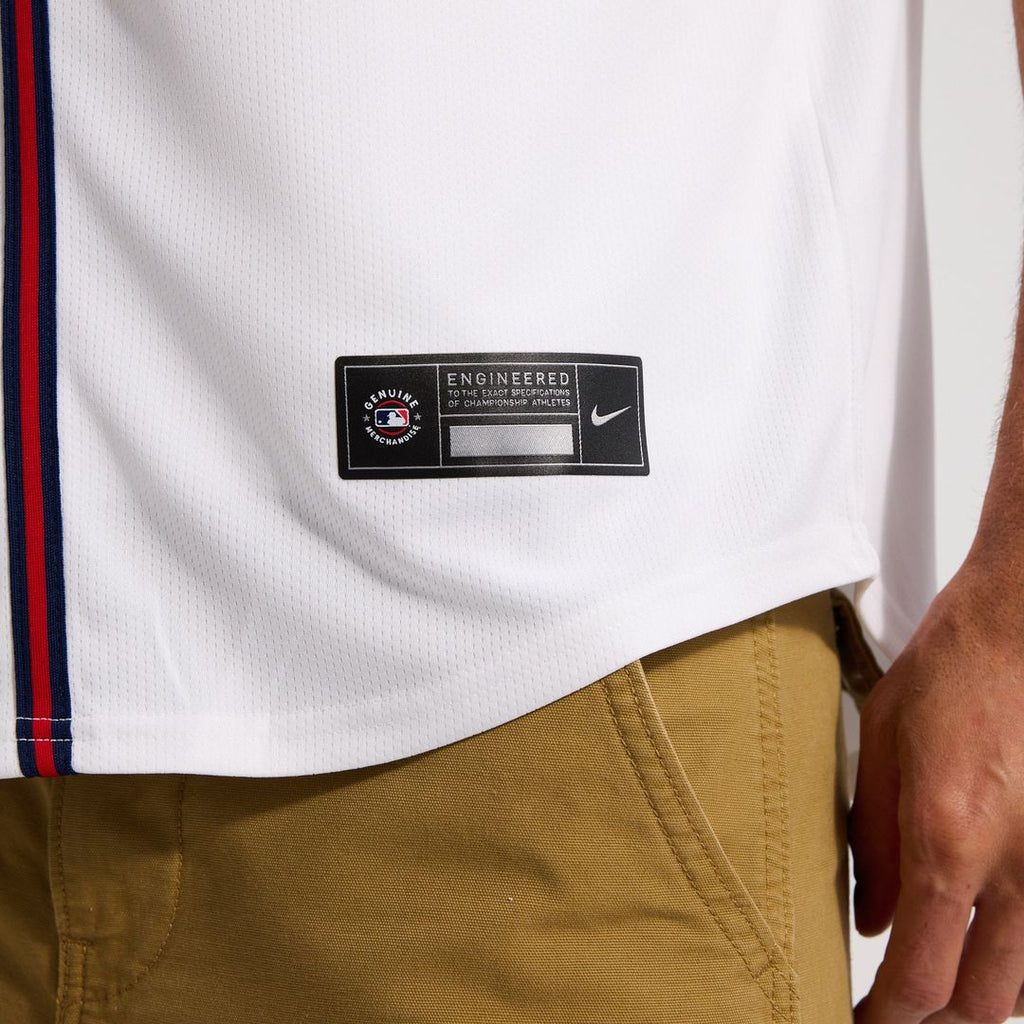 Atlanta Braves Nike White Home Limited Jersey product image 7, provided for visual reference and product detail review