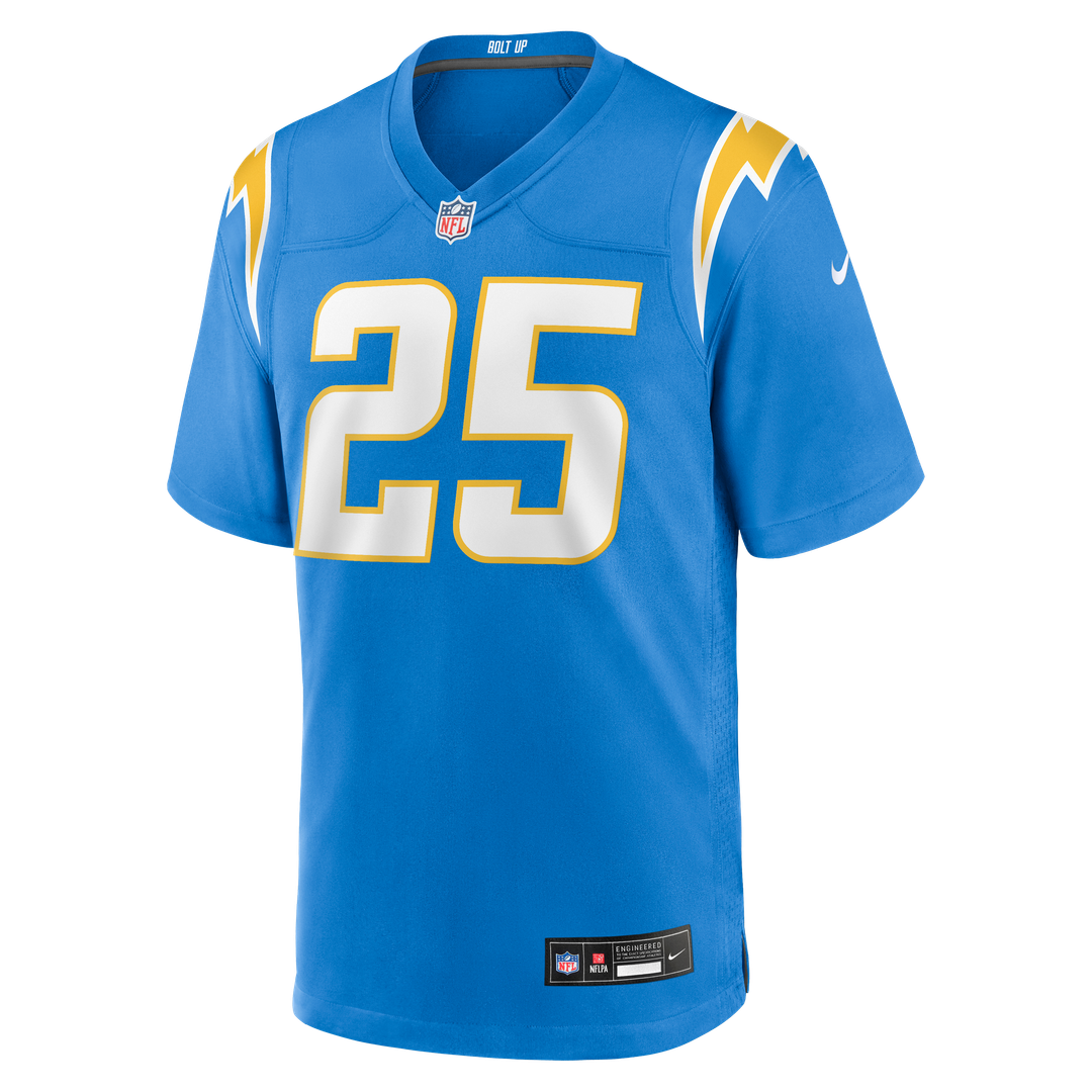 Los Angeles Chargers Junior Colson Nike Powder Blue Team Game Jersey product image 2, provided for visual reference and
