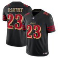 San Francisco 49ers Christian McCaffrey Nike Black Rivalries Collection Stitched Limited Jersey product image 1, provided
