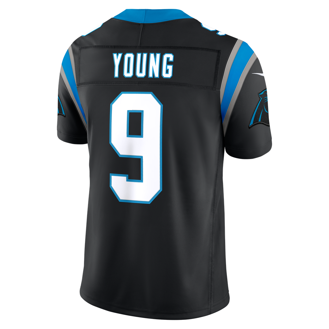 Carolina Panthers Bryce Young Nike Blue Alternate Vapor F.U.S.E. Stitched Limited Jersey product image 13, provided for