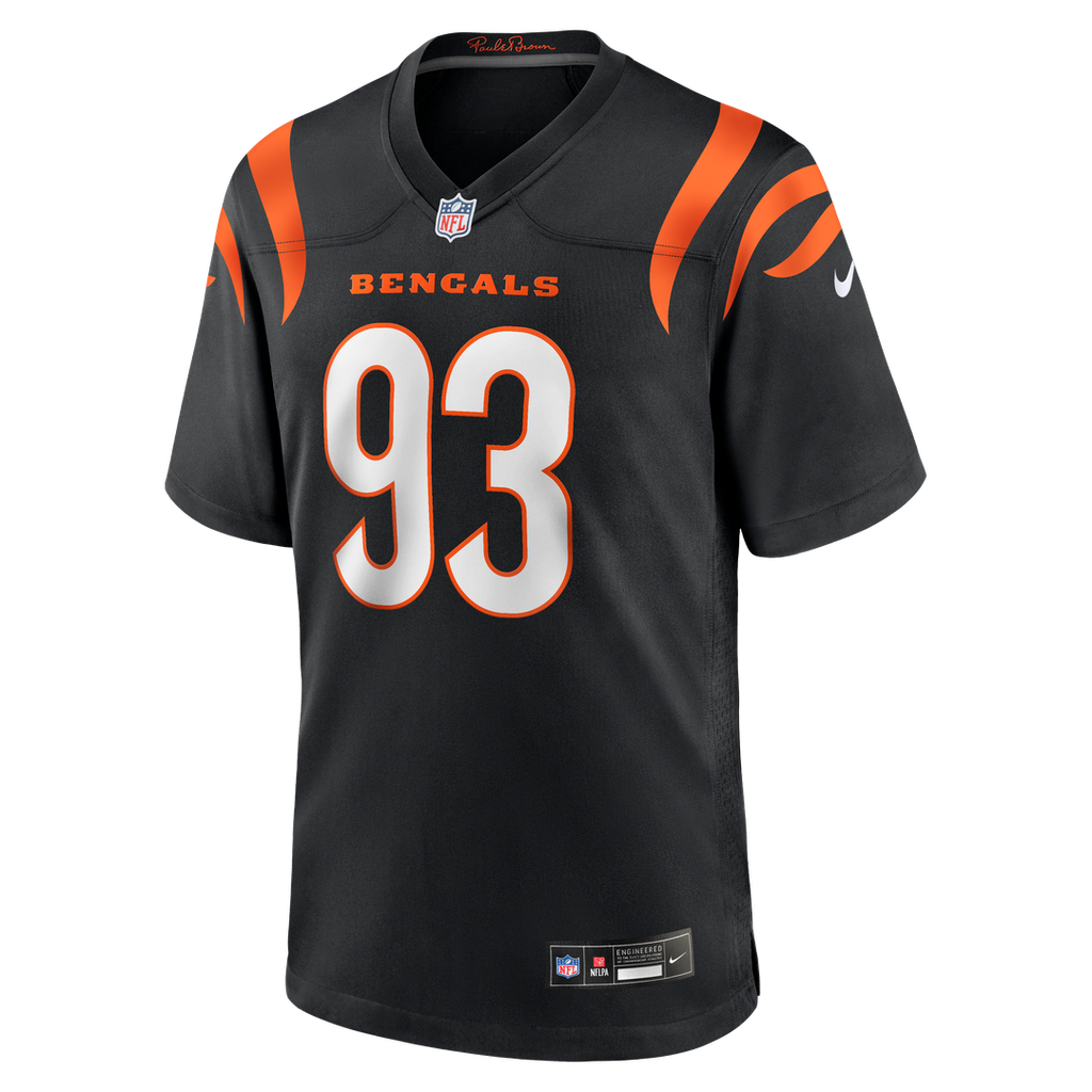 Cincinnati Bengals McKinnley Jackson Nike Black Game Jersey product image 2, provided for visual reference and product