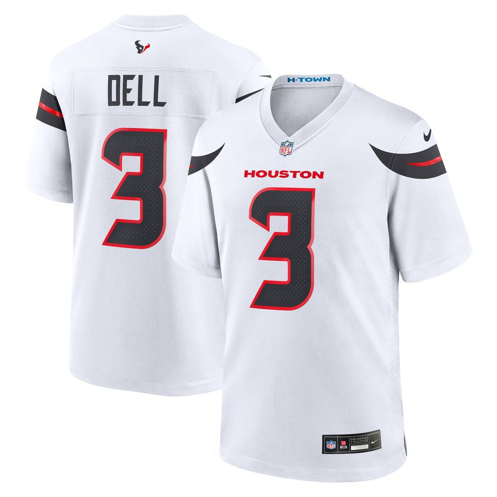 Houston Texans Tank Dell Nike Navy Game Jersey product image 17, provided for visual reference and product detail review