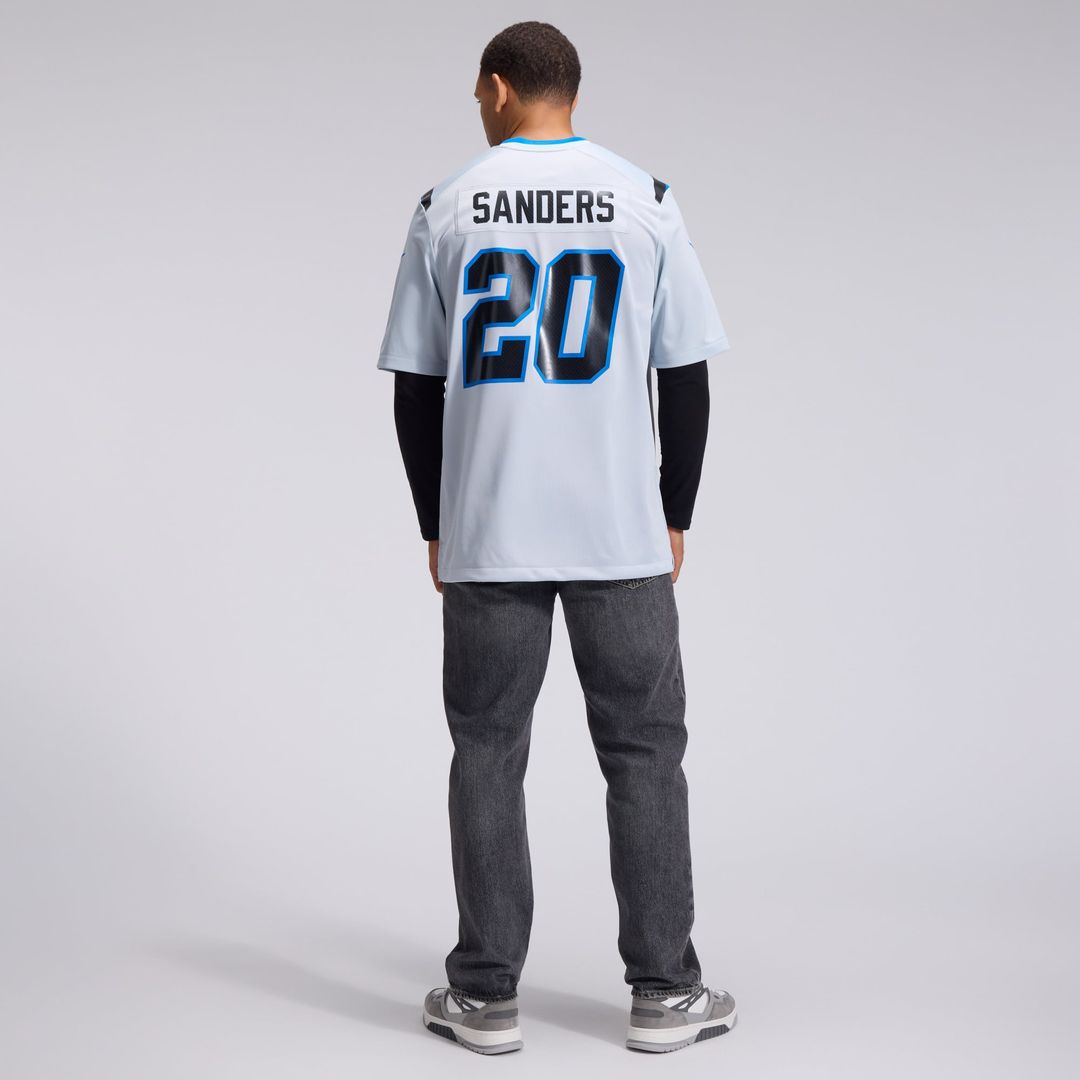 Detroit Lions Barry Sanders Nike Silver 2026 Rivalries Collection Game Jersey product image 5, provided for visual reference