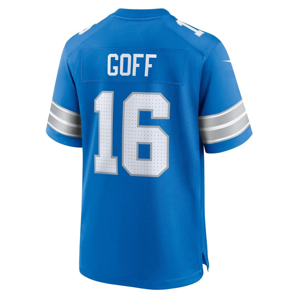 Detroit Lions Jared Goff Nike Blue Game Jersey product image 20, provided for visual reference and product detail review