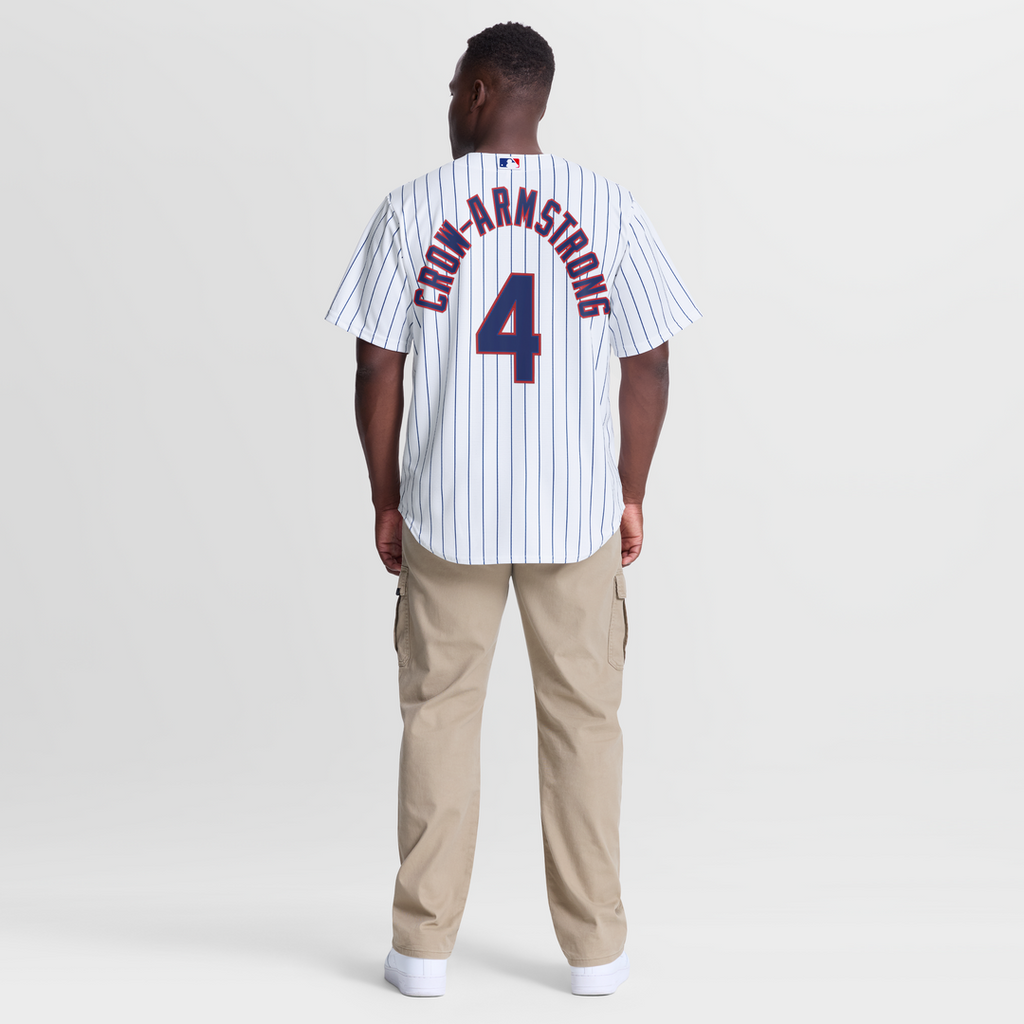 Chicago Cubs Pete Crow-Armstrong Nike White Home Replica Jersey product image 5, provided for visual reference and product