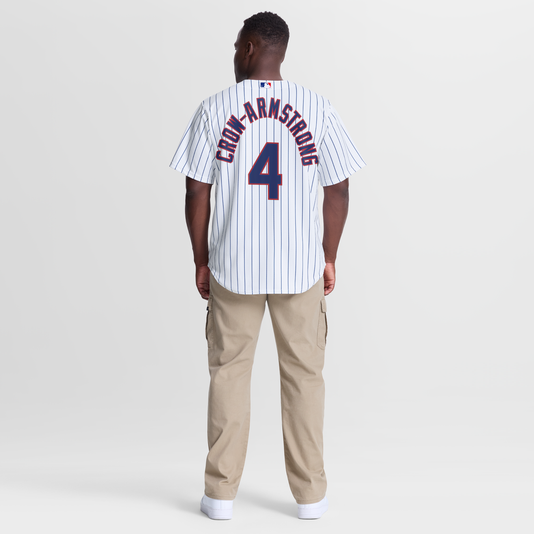 Chicago Cubs Pete Crow-Armstrong Nike White Home Replica Jersey product image 5, provided for visual reference and product