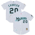 Florida Marlins Miguel Cabrera Mitchell & Ness White 2003 Cooperstown Collection Authentic Jersey product image 1, provided