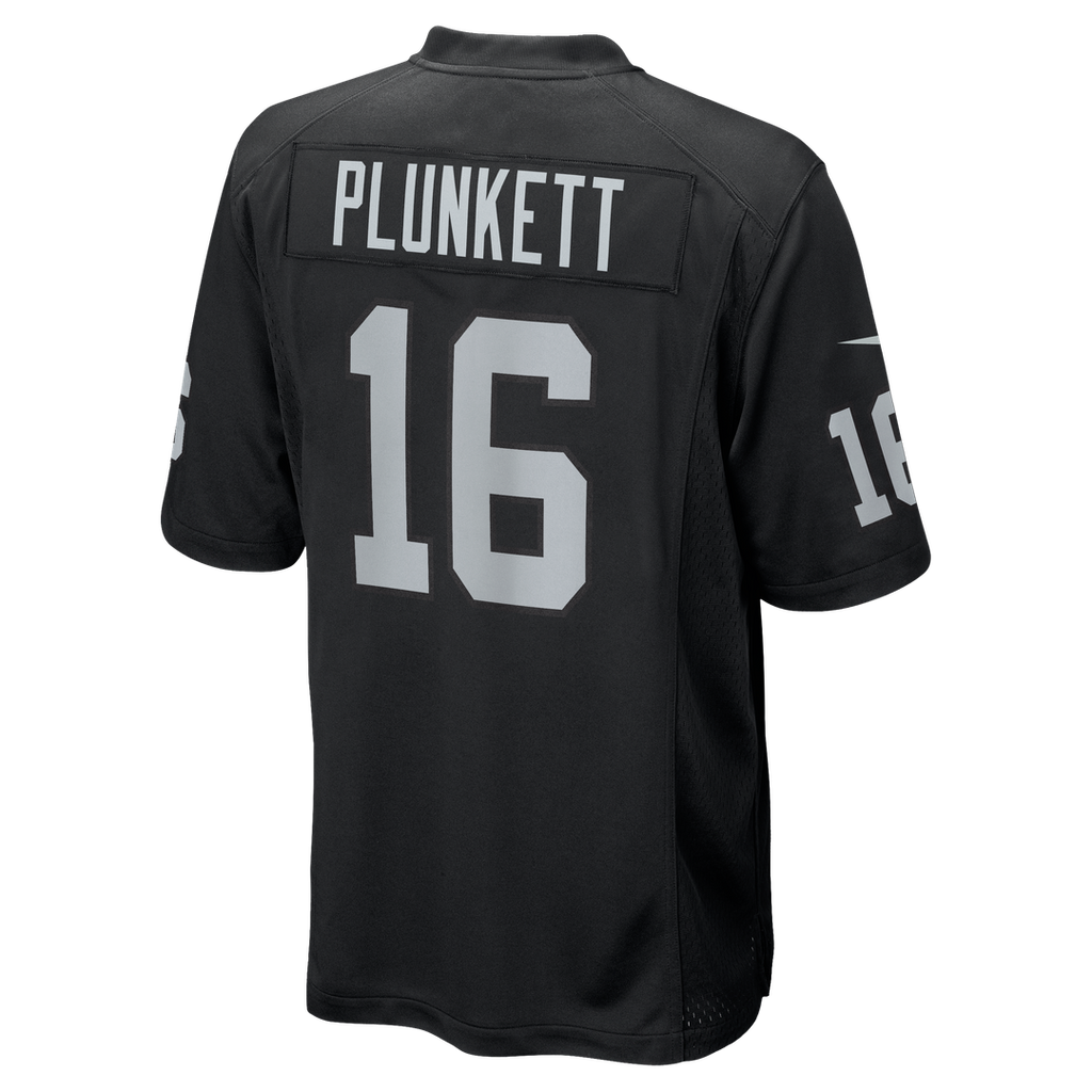 Las Vegas Raiders Jim Plunkett Nike Black Game Retired Player Jersey product image 3, provided for visual reference and