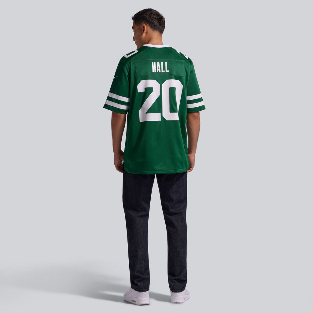 New York Jets Breece Hall Nike Legacy Green Game Jersey product image 18, provided for visual reference and product detail