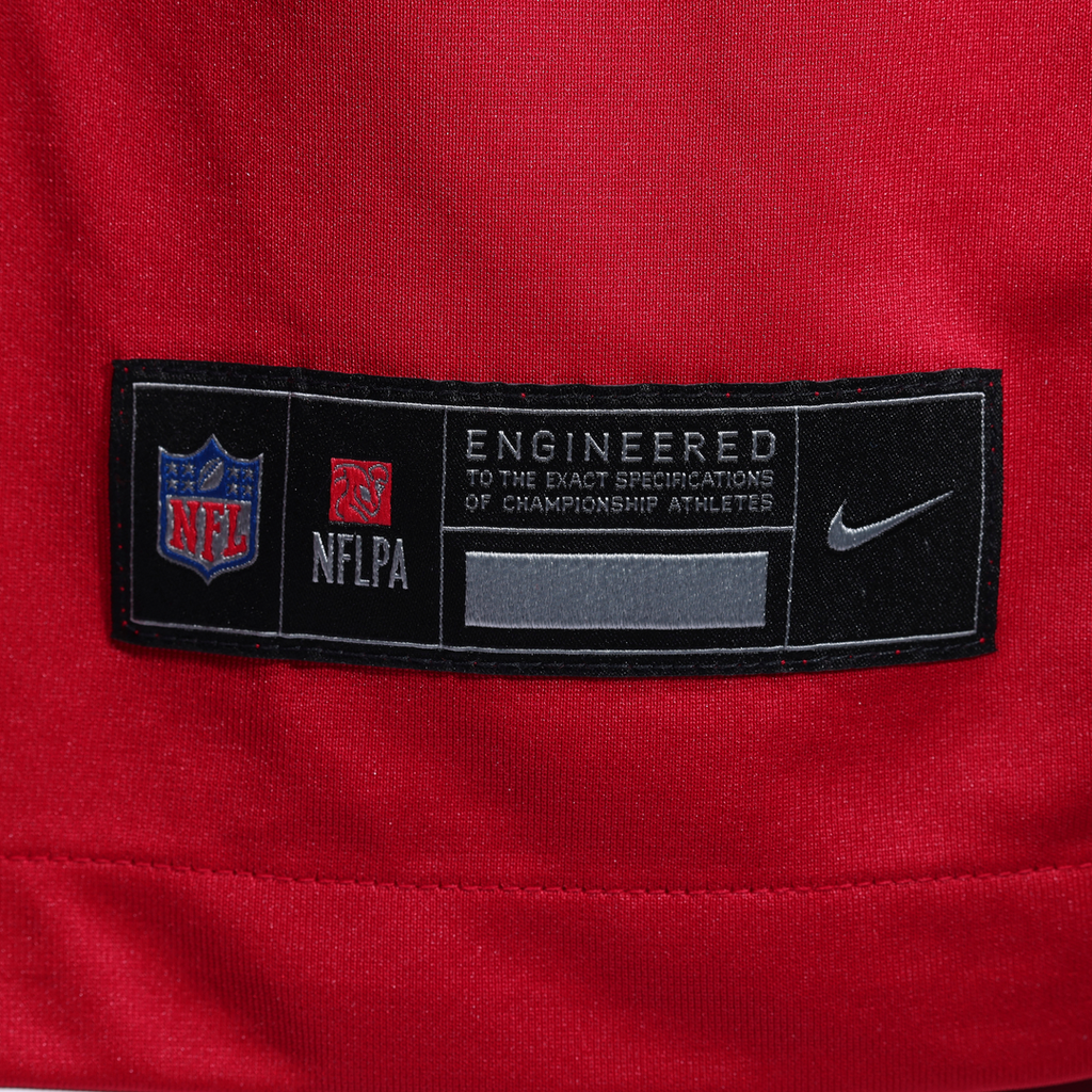 San Francisco 49ers Drew Moss Nike Scarlet Team Game Jersey product image 6, provided for visual reference and product