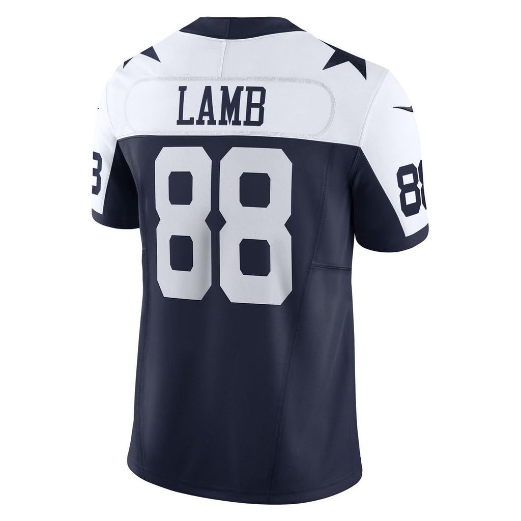 Dallas Cowboys CeeDee Lamb Nike Navy Vapor F.U.S.E. Limited Jersey product image 3, provided for visual reference and